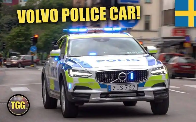 出警合集 - 全新瑞典沃尔沃v90cc警车响应