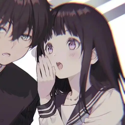 好看情头千千万,冰菓占一半.折木奉太郎跟千反田爱瑠也是非常甜的呐