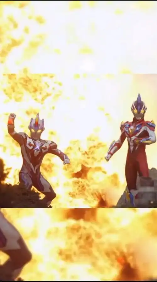 动漫#艾克斯和银河维克特利,帅就完事了-度小视