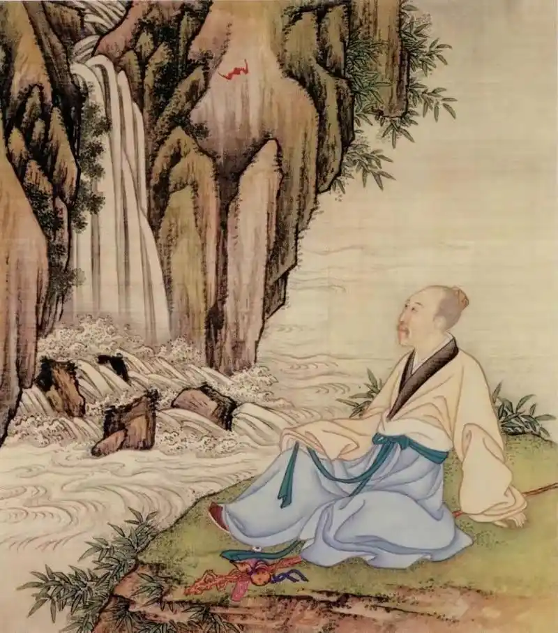 清·佚名《雍正帝行乐图册》清心寡欲自由自在逍遥翁