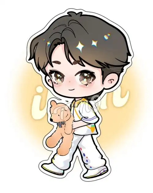 最近可太喜欢这种q版的感觉了想想下一个画谁#蔡徐坤  #画画  #pro