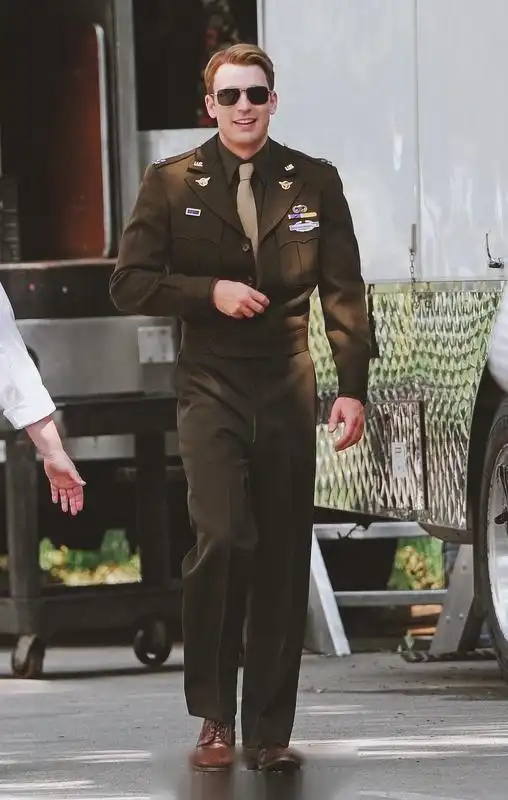 美国队长chris evans军装.