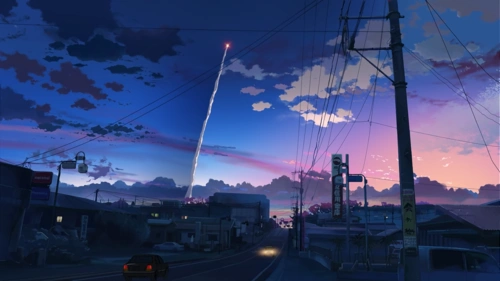 《秒速5厘米》场景原画高清壁纸图片 第二辑