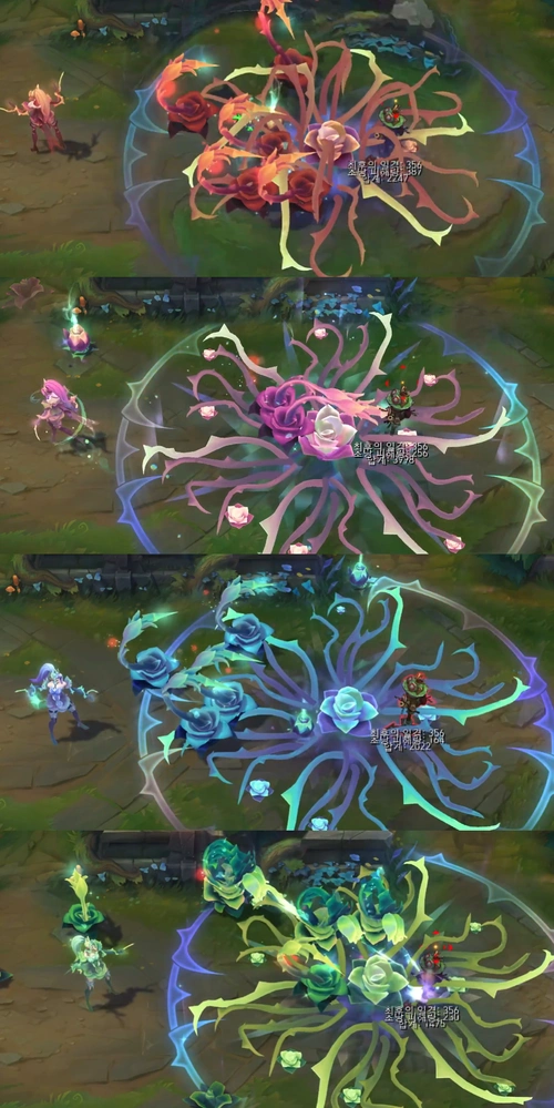 【对比】水晶玫瑰和幽梦玫瑰的炫彩特效变化-英雄联盟官方网站-腾讯