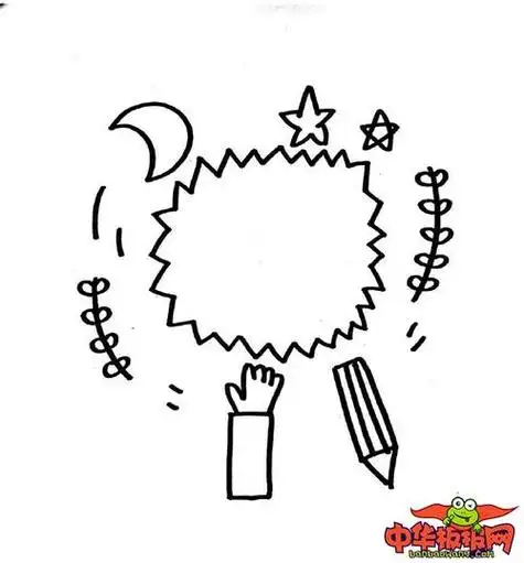 简单手抄报的装饰品简笔画 简笔画图片大全-蒲城教育文学网