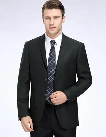 旗舰店男装醉 梦特娇贵2018春秋新款中年男士单西服爸爸休闲西装男