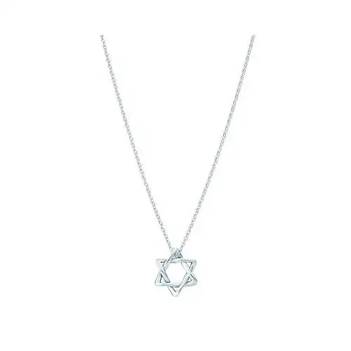 欧洲直邮tiffanyco蒂芙尼12mm六芒星形状吊坠项链项链