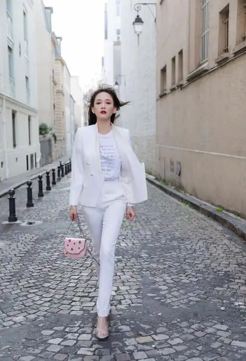 春装2020款*文字图案棉短袖宽松圆领t恤明星陈乔恩刘德华同款