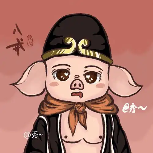 原创q版猪八戒人物头像
