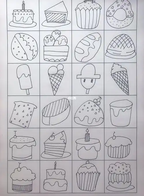 简单简笔画  #蛋糕简笔画  #我要上热门  #儿童简笔画  #可爱简笔画