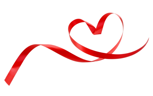 心形丝带png透明无水印高清免抠图片素材免费分享下载 - 精品资源分享