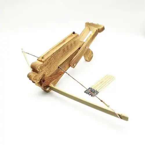 十字驽弩弓箭儿童玩具个性安全无伤害手工软胶木制射箭 大诸葛连弩