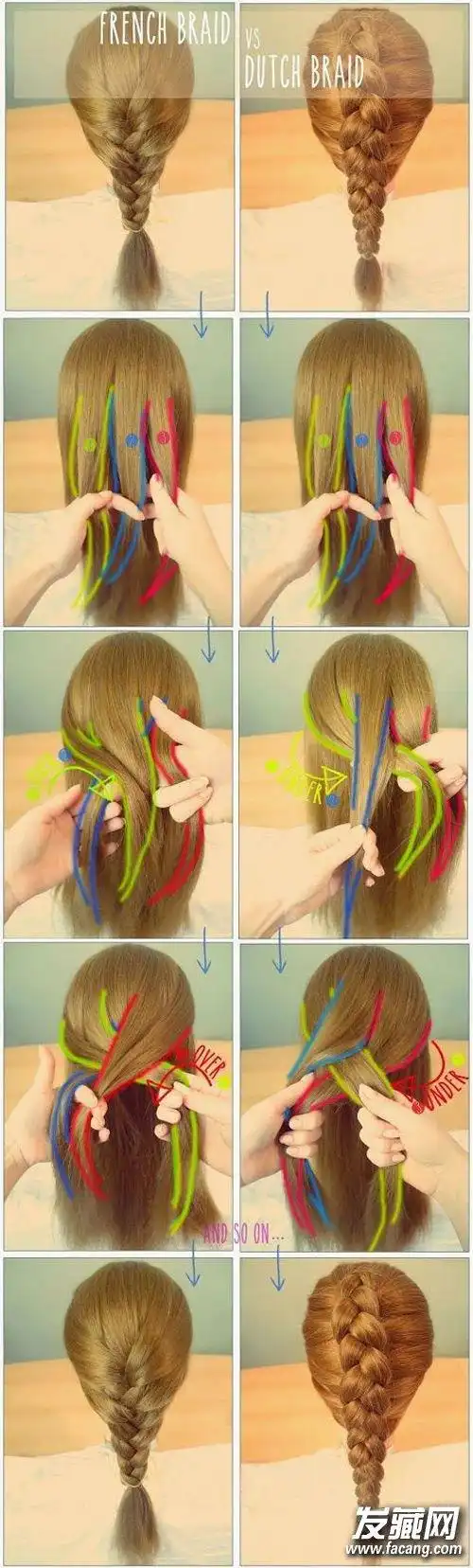 长发怎么编辫子侧颜背影皆是杀器