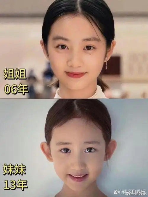 黄磊两个女儿长相,这基因公平吗?