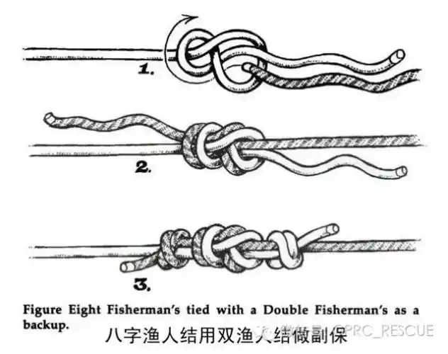 【一日一结】八字连接结(figureeightbend)/八字渔人结