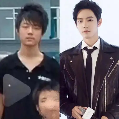 肖战初中照曝光,有点杀马特风格,但五官几乎没变,还是很帅