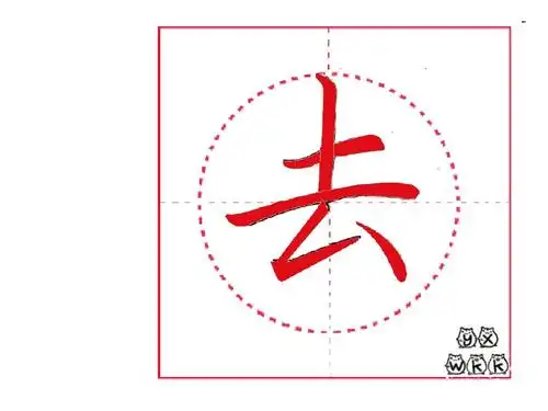 部编教材写字100字笔顺——去ppt