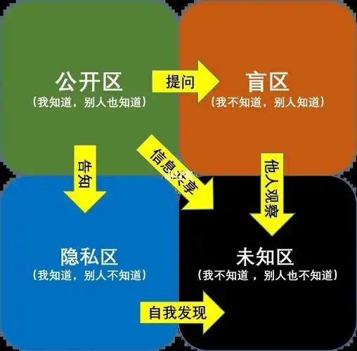 乔哈里视窗自我认知信息沟通