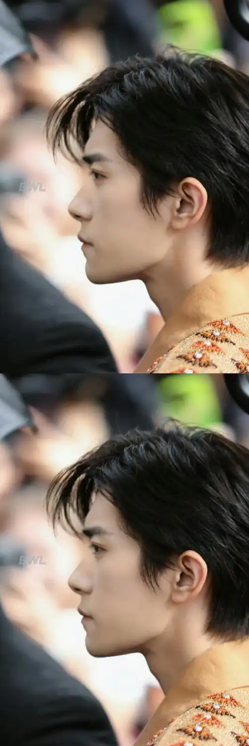 来看易烊千玺的美貌骨相帅哥,无惧怼脸无惧生图,没别的技巧,就硬帅啊