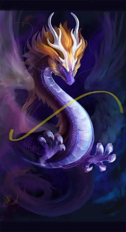 朋友的礼物,五爪紫金应龙.