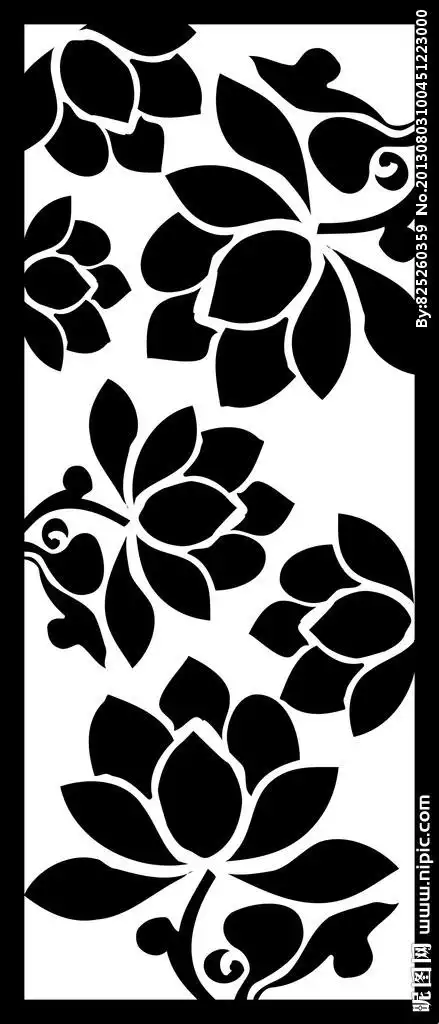 雕花矢量图__移门图案_广告设计_矢量图库_昵图网nipic.com