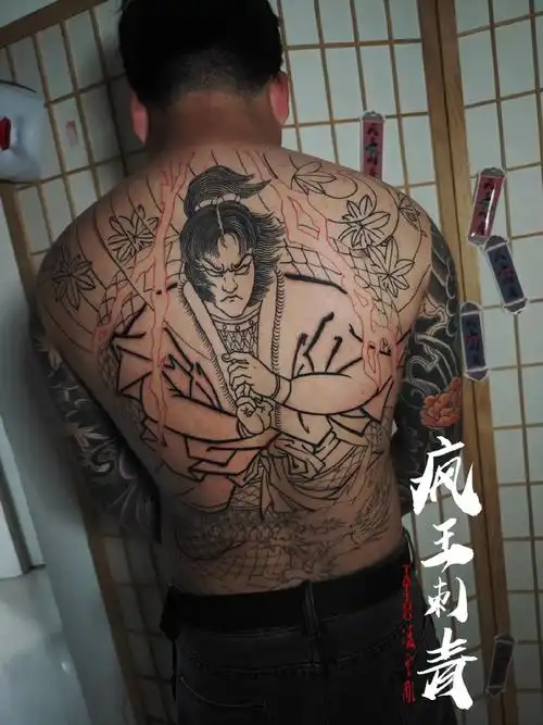 云龙九郎满背,今日扩线部分,离完工又近了一步!#云龙九郎 # - 抖音