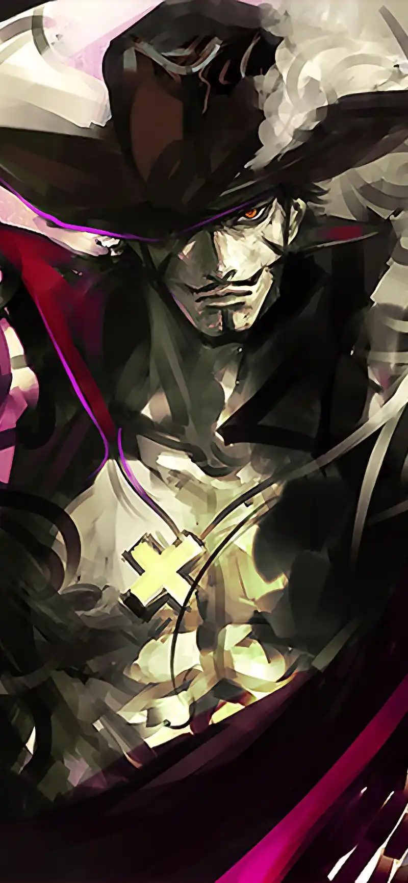 海贼王霸气插画高清手机壁纸