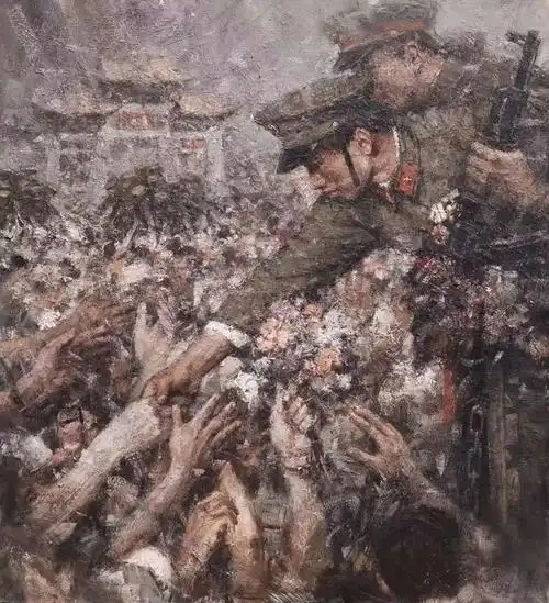 艺展中国飞舞生命的力量陈渐油画作品展