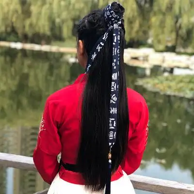 一件代发发带古风汉服发带古风配饰头饰发带流苏可拆卸古风发带
