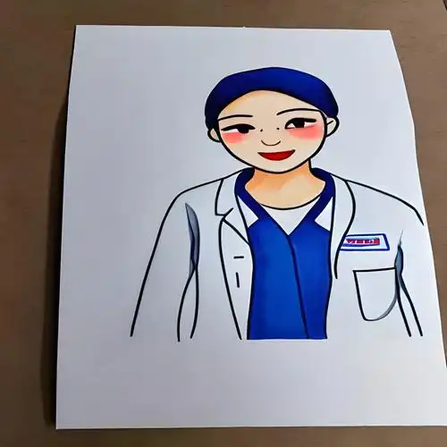 画一个女医生简笔画