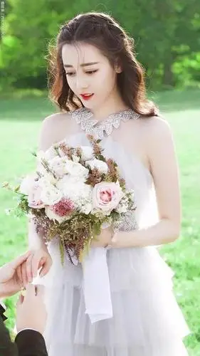 十位女星婚纱礼服造型图,赵丽颖迪丽热巴杨紫,谁会更胜一筹?