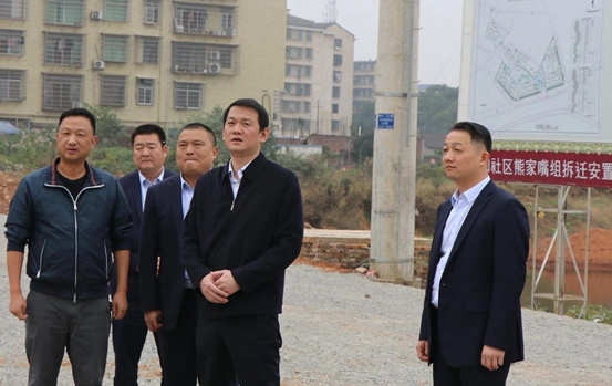 李益调研碧桂园附属道路等项目建设工作