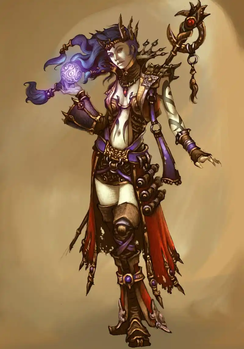 暗黑破坏神原画选集 转载自百家号作者:名予