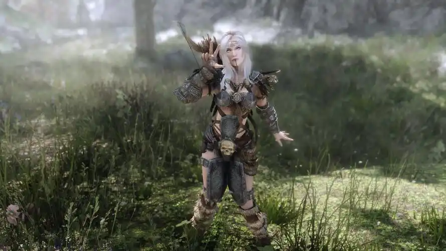 上古卷轴5:天际 随从模组 女猎人伊丽莎 截图