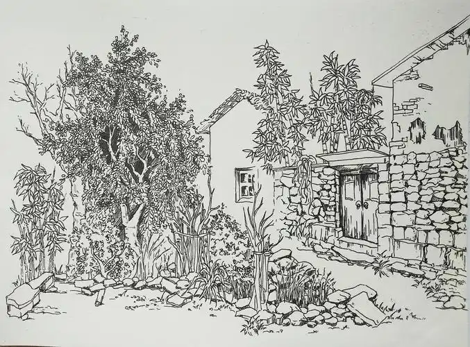 风景速写|纯艺术|绘画|胡糊惠勒_临摹作品-站酷(zcool)