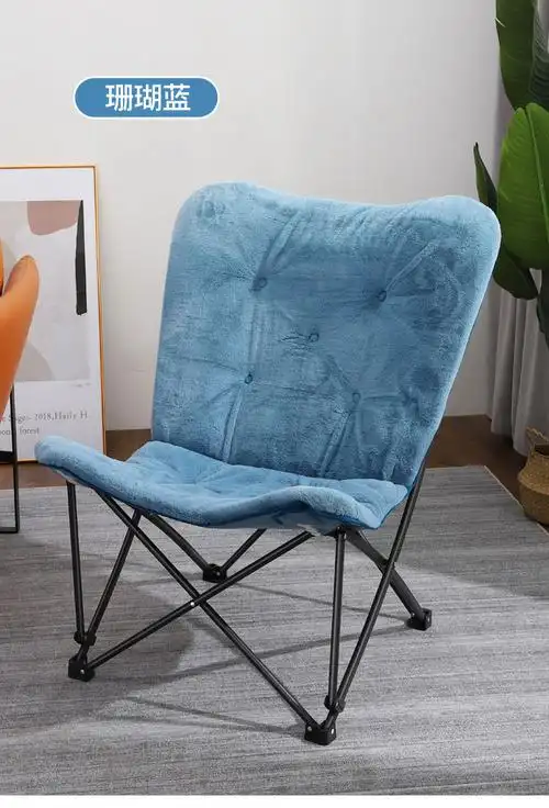 折叠躺椅阳台休闲椅家用午休午睡靠背椅懒人椅子寝室卧室单人沙发详情
