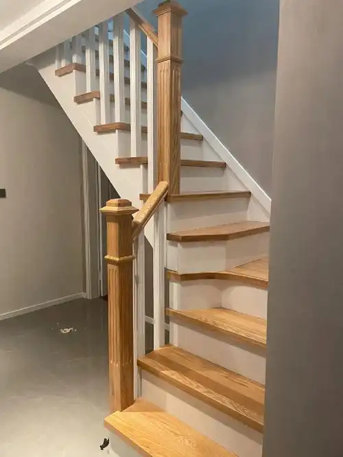 原木色系列简约风楼梯这样做太美了