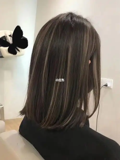 中长发适合染的低调画染73不用全头漂