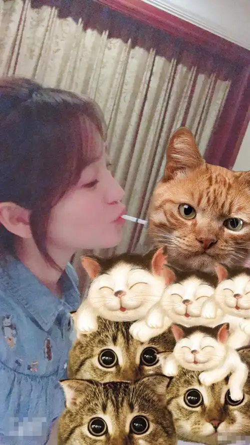 金莎晒吸烟照飙脏话 自称污仙女