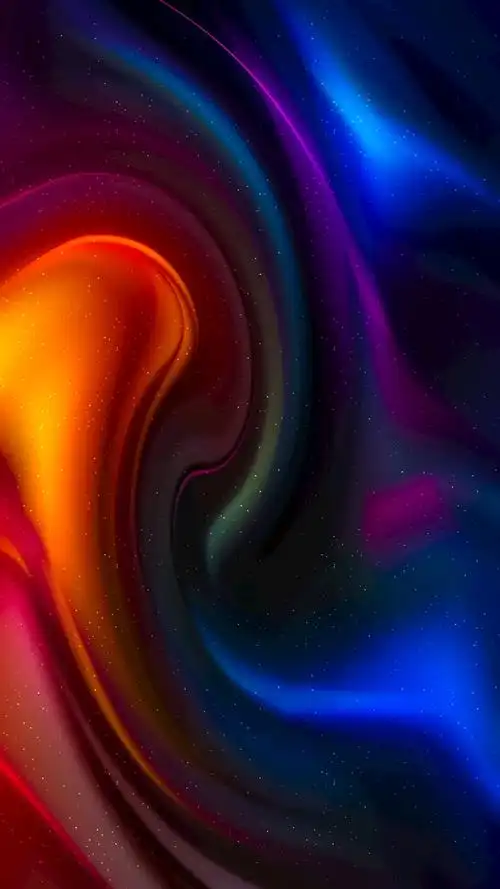 4k手机彩色抽象旋涡背景超高清壁纸 - 科技科幻 - h128壁纸