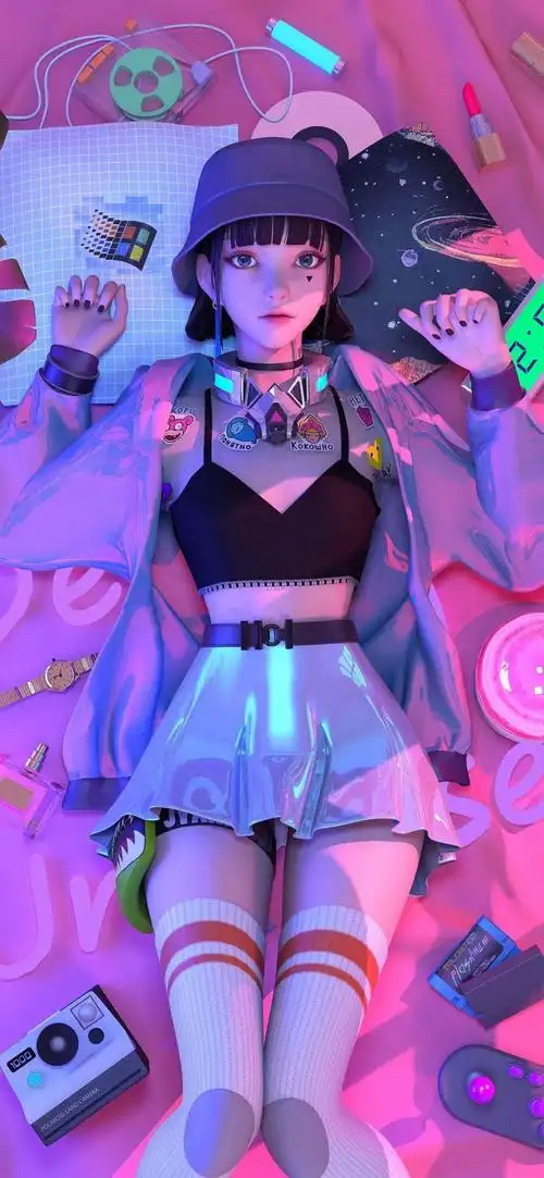 朋友喜欢二次元有没有凉快的壁纸? - 知乎