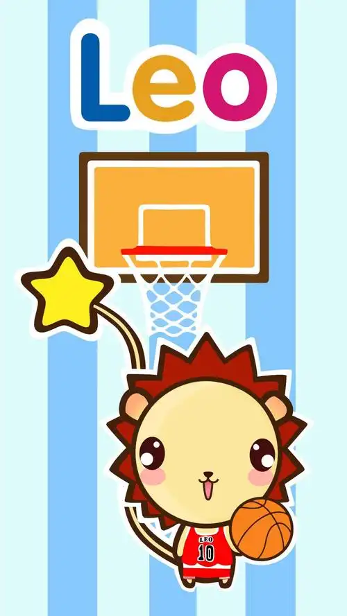 小狮子leo卡通手机壁纸