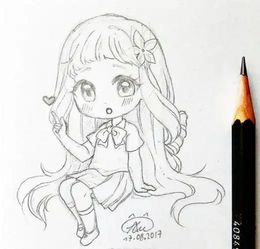 精致的动漫人物线稿图高清,初学者最爱的动漫人物临摹素材