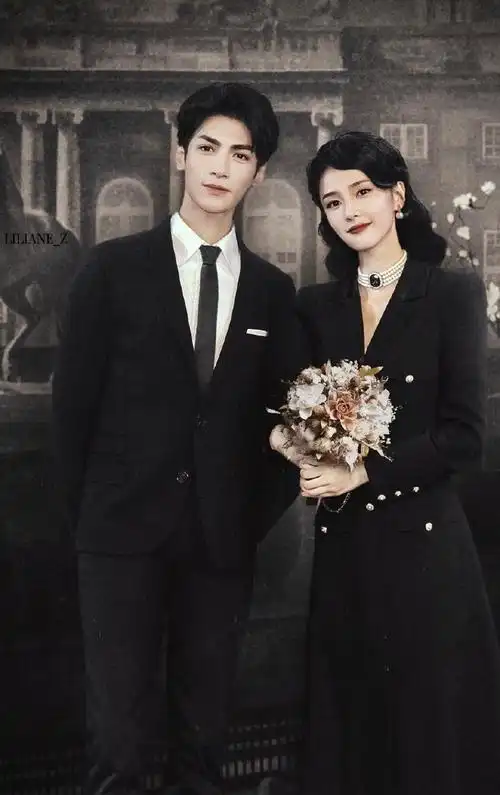 袁帅江君新婚大片#罗云熙|白鹿|#半是蜜糖半是伤#"我们结婚啦"draam