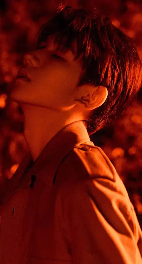 优越下颚线,性感喉结,每一张都值得细品@tfboys-王源#王源我们的歌