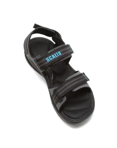 男款休闲灰色沙滩凉鞋