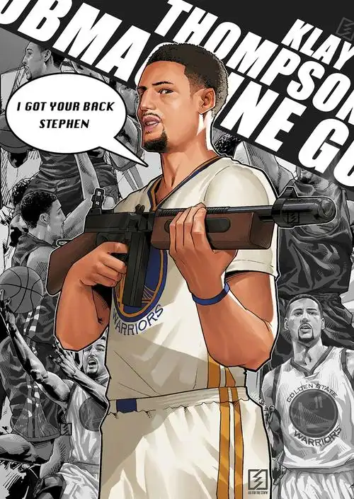 超帅的勇士漫画勇士球迷必收