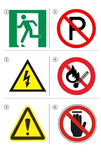 这些标志告诉兔子先生应该注意什么呢? 3.兔子先生都注意到这些标