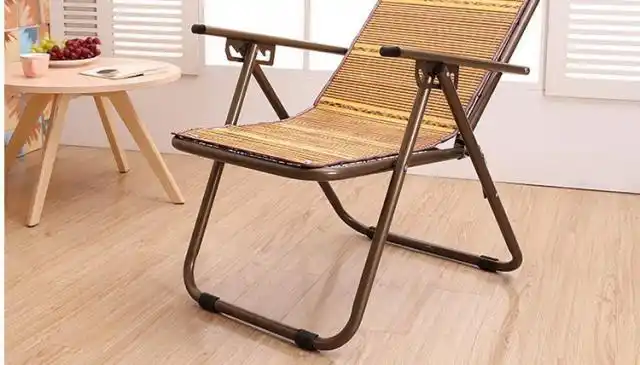 竹躺椅夏天凉折叠椅午休躺椅夏季乘凉阳台竹椅老人午休午睡躺椅子a三