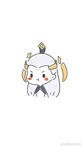 手绘简洁情侣头像王者荣耀后羿